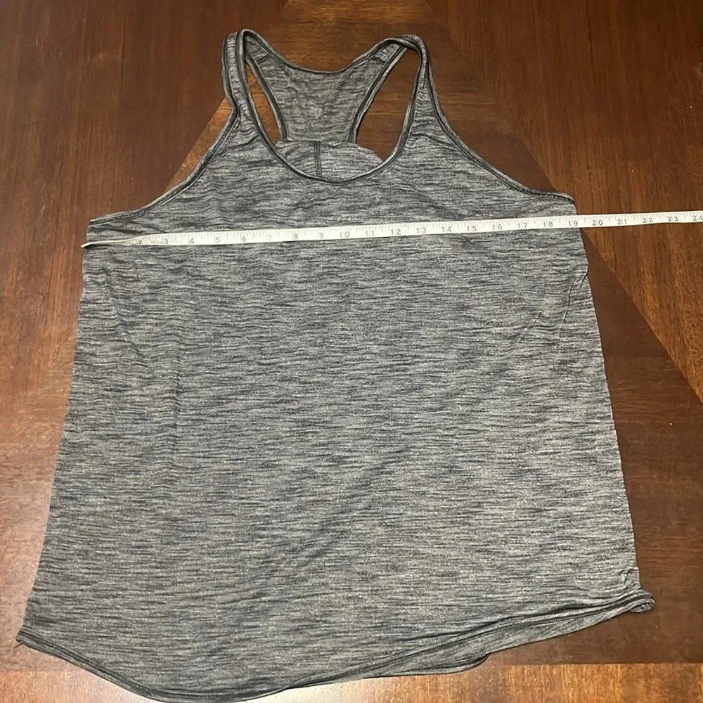 Lululemon Essential Tank Heathered Black